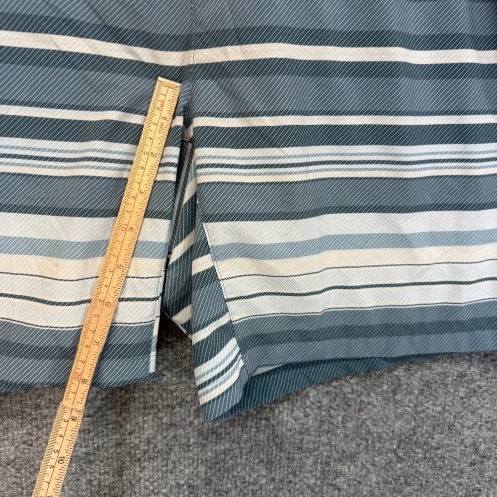 Faherty‎ Board Shorts Mens XL Blue Striped Quick Dry Stretch Shorelite Trunks